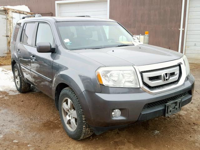 5FNYF4H79BB025428 - 2011 HONDA PILOT EXLN GRAY photo 1