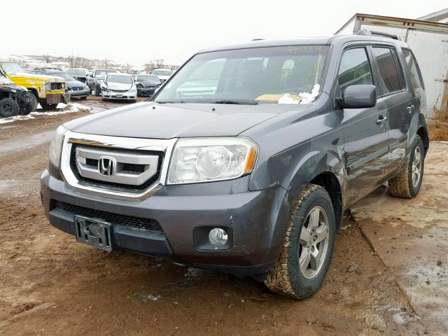 5FNYF4H79BB025428 - 2011 HONDA PILOT EXLN GRAY photo 2