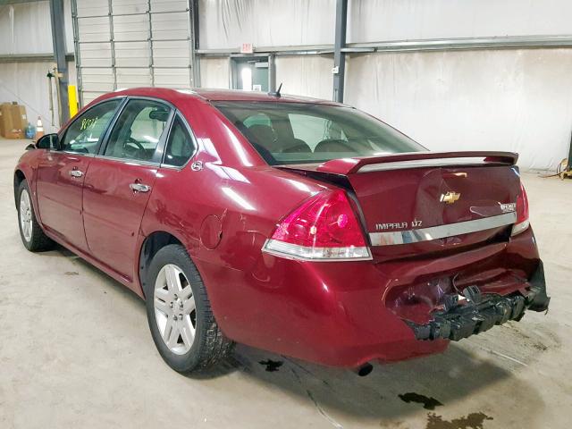 2G1WU58R679224039 - 2007 CHEVROLET IMPALA LTZ MAROON photo 3