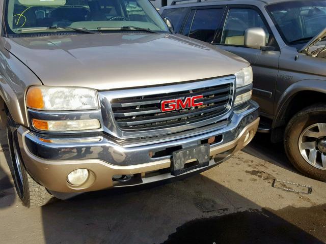 2GTEK13TX51180790 - 2005 GMC NEW SIERRA GOLD photo 9