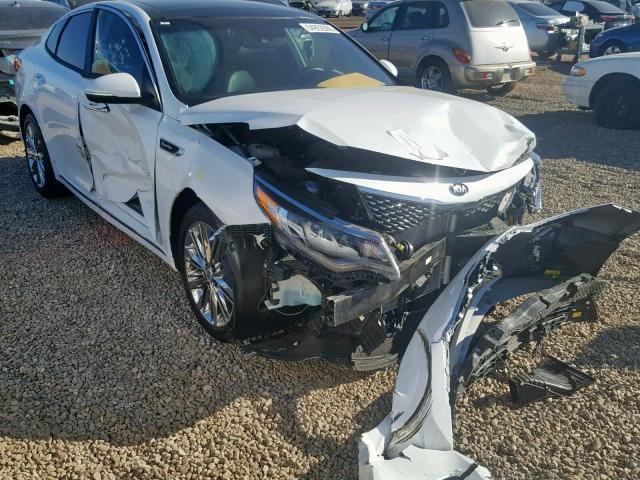 5XXGV4L21HG160046 - 2017 KIA OPTIMA SXL WHITE photo 9