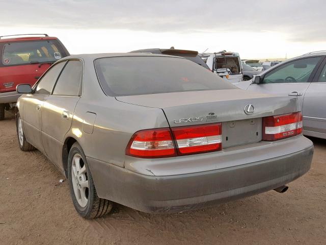 JT8BF28G810326150 - 2001 LEXUS ES 300 GRAY photo 3