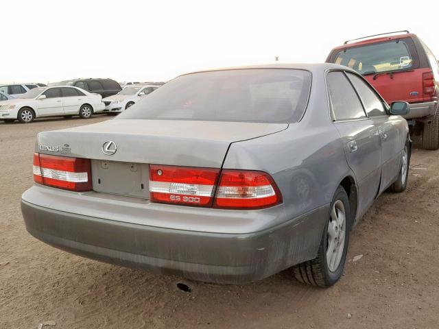 JT8BF28G810326150 - 2001 LEXUS ES 300 GRAY photo 4