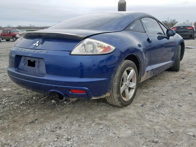 4A3AK24F89E042454 - 2009 MITSUBISHI ECLIPSE GS BLUE photo 4