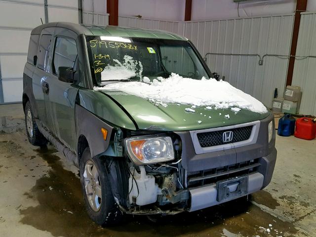 5J6YH28625L031413 - 2005 HONDA ELEMENT EX GREEN photo 1