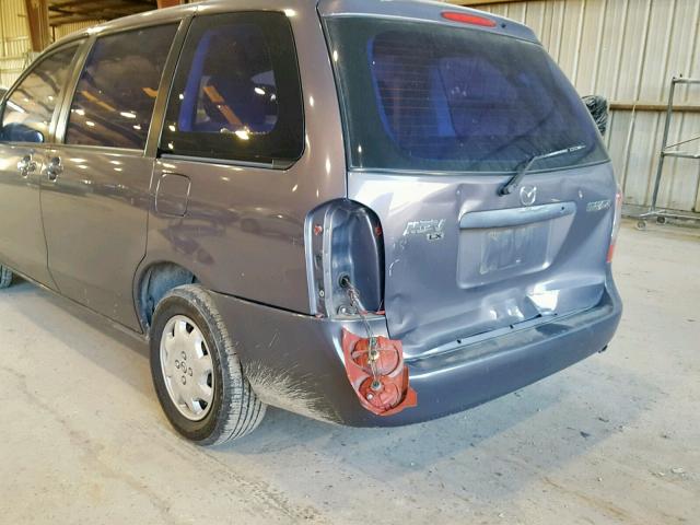 JM3LW28A360561362 - 2006 MAZDA MPV WAGON GRAY photo 9