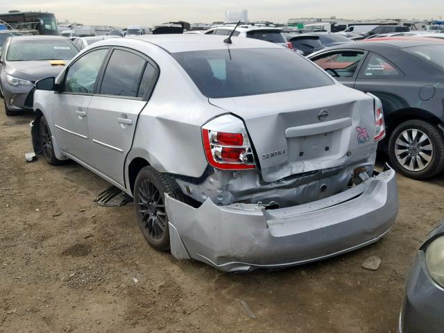 3N1AB61E08L643400 - 2008 NISSAN SENTRA 2.0 SILVER photo 3