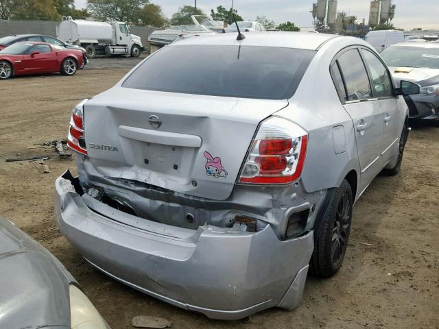 3N1AB61E08L643400 - 2008 NISSAN SENTRA 2.0 SILVER photo 4