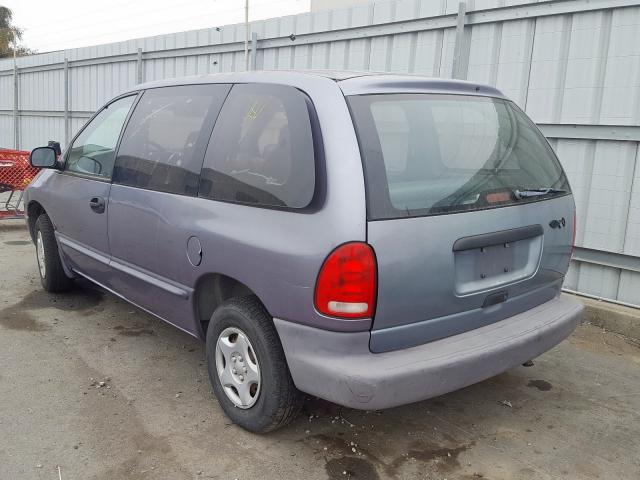 2B4FP25B2WR766268 - 1998 DODGE CARAVAN GRAY photo 3