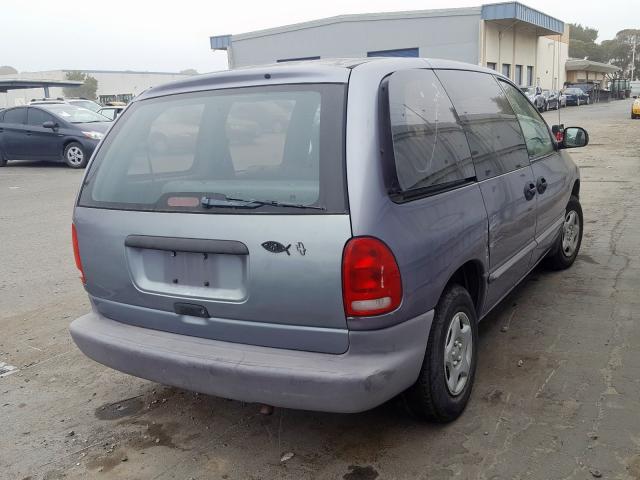 2B4FP25B2WR766268 - 1998 DODGE CARAVAN GRAY photo 4