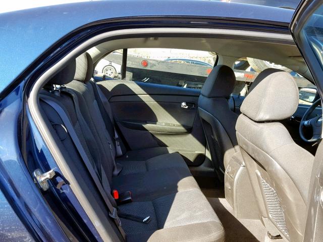 1G1ZC5E18BF379576 - 2011 CHEVROLET MALIBU 1LT BLUE photo 6