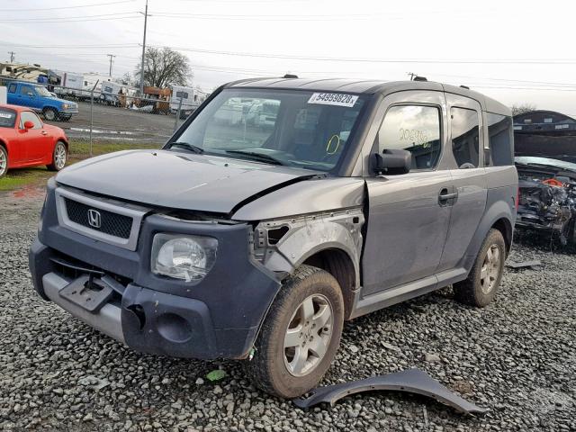 5J6YH27605L027667 - 2005 HONDA ELEMENT EX GRAY photo 2