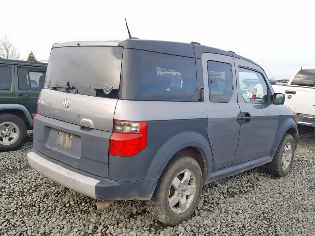 5J6YH27605L027667 - 2005 HONDA ELEMENT EX GRAY photo 4