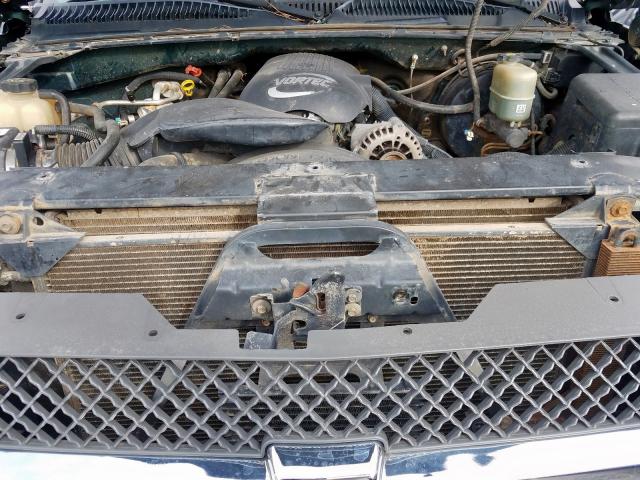 2GCEK19T121211217 - 2002 CHEVROLET SILVERADO GREEN photo 7