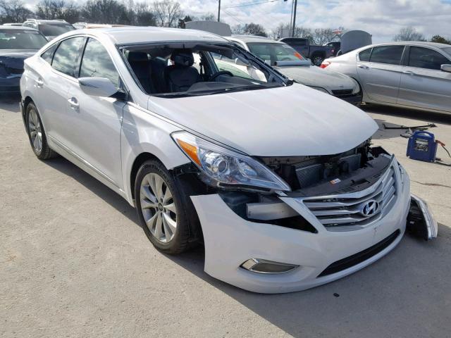 KMHFG4JGXEA385783 - 2014 HYUNDAI AZERA WHITE photo 1