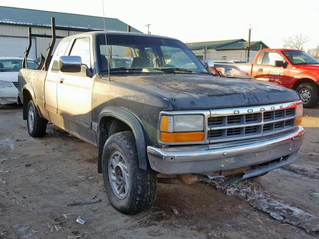 1B7GG23X0NS663692 - 1992 DODGE DAKOTA GRAY photo 1