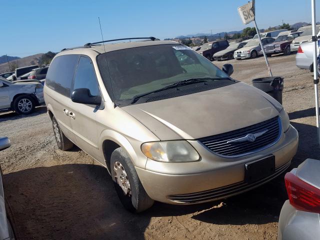 2C8GP44331R226741 - 2001 CHRYSLER TOWN & COU BEIGE photo 1