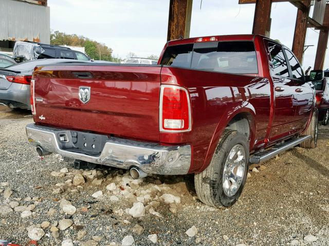 1C6RR6VT2HS505712 - 2017 RAM 1500 LARAM BURGUNDY photo 4