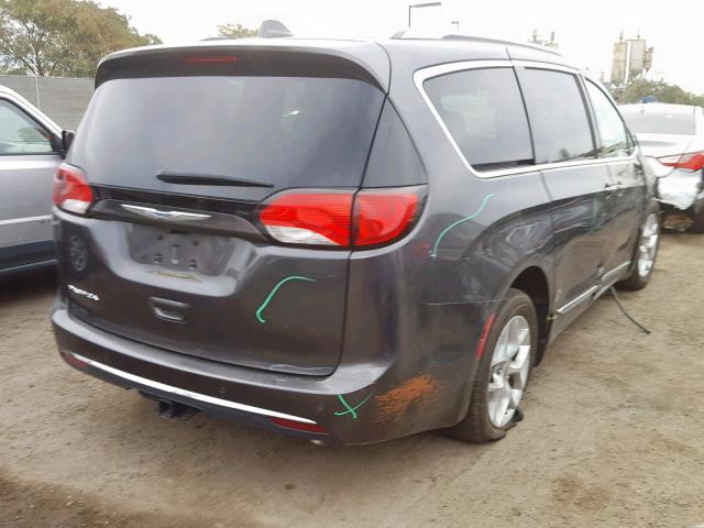 2C4RC1EGXHR634637 - 2017 CHRYSLER PACIFICA T GRAY photo 4