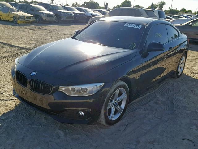 WBA3N7C52EK221980 - 2014 BMW 428 I BLACK photo 2