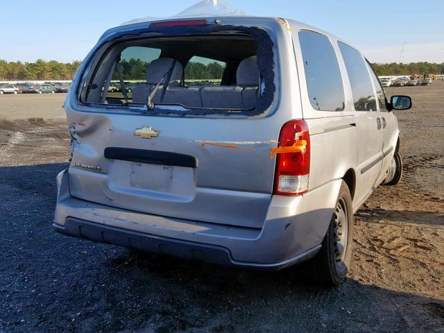 1GNDV23107D125190 - 2007 CHEVROLET UPLANDER L SILVER photo 4