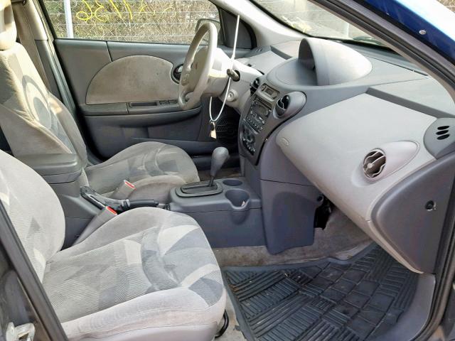1G8AL52F83Z164116 - 2003 SATURN ION LEVEL BLUE photo 5