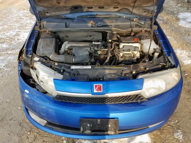 1G8AL52F83Z164116 - 2003 SATURN ION LEVEL BLUE photo 7