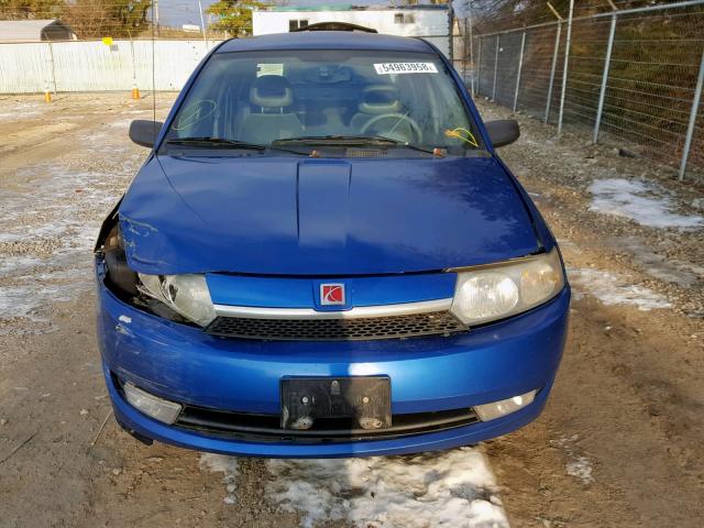 1G8AL52F83Z164116 - 2003 SATURN ION LEVEL BLUE photo 9