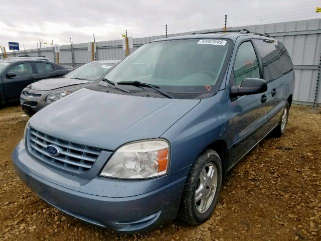 2FMZA55275BA59169 - 2005 FORD FREESTAR S BLUE photo 2