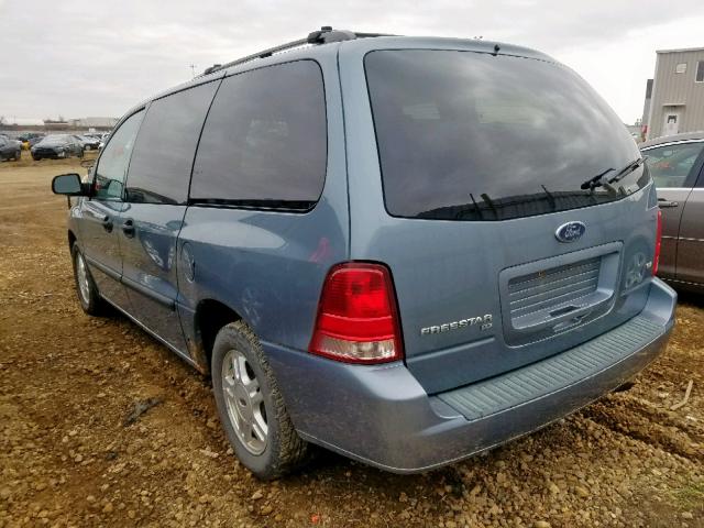 2FMZA55275BA59169 - 2005 FORD FREESTAR S BLUE photo 3