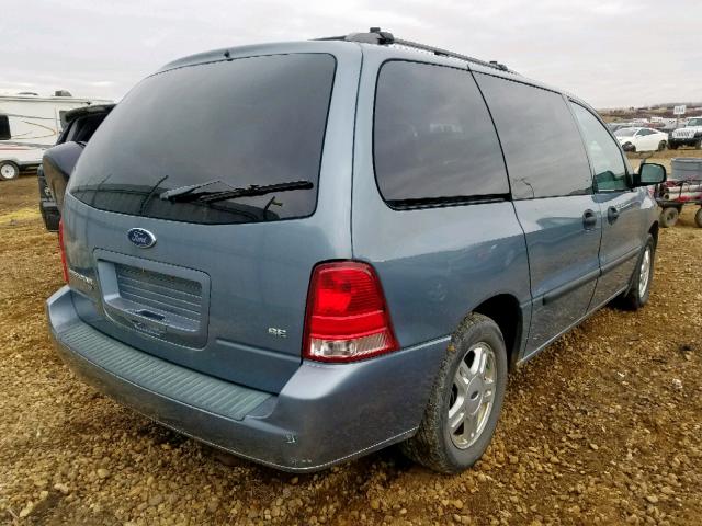 2FMZA55275BA59169 - 2005 FORD FREESTAR S BLUE photo 4