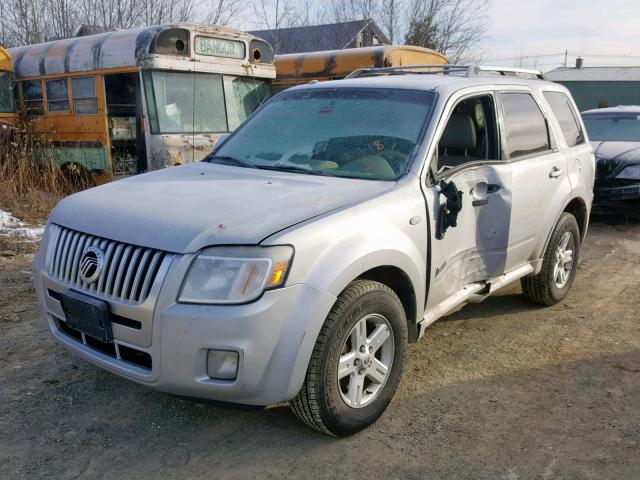 4M2CU39H68KJ32685 - 2008 MERCURY MARINER HE SILVER photo 2