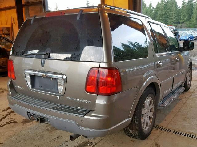 5LMFU28R63LJ00144 - 2003 LINCOLN NAVIGATOR Бежевый фото 4