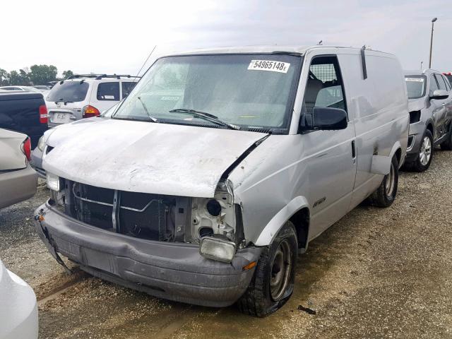 1GCDM19W5SB158117 - 1995 CHEVROLET ASTRO SILVER photo 2