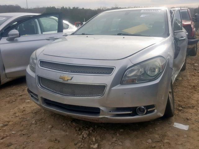 1G1ZK57B79F111900 - 2009 CHEVROLET MALIBU LTZ SILVER photo 2