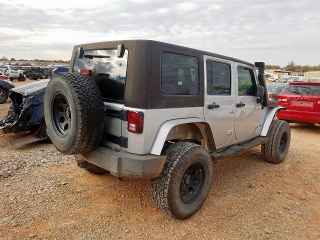 1J4GA59117L147094 - 2007 JEEP WRANGLER S SILVER photo 4