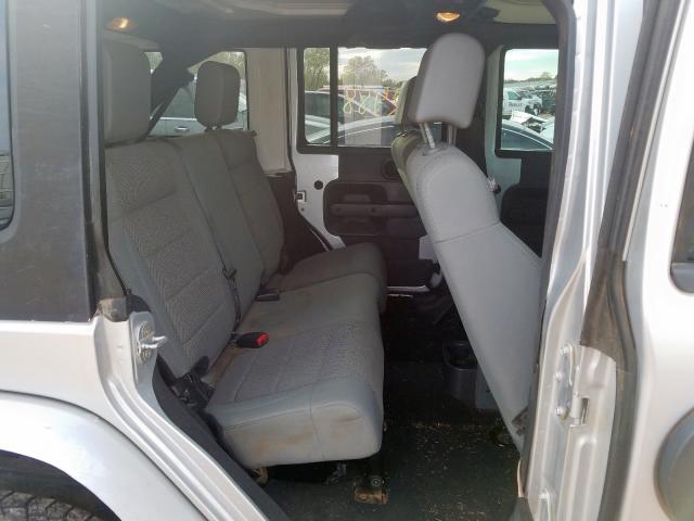 1J4GA59117L147094 - 2007 JEEP WRANGLER S SILVER photo 6