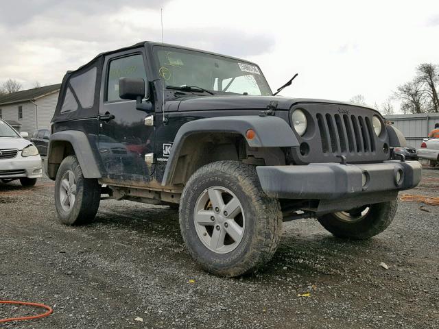 1J4FA24108L503165 - 2008 JEEP WRANGLER X BLACK photo 1