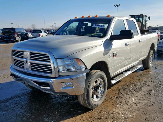 3D7UT2CL8AG123526 - 2010 DODGE RAM 2500 BEIGE photo 2