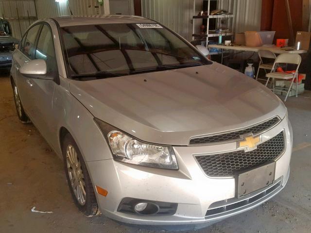 1G1PJ5S98B7301591 - 2011 CHEVROLET CRUZE ECO SILVER photo 1