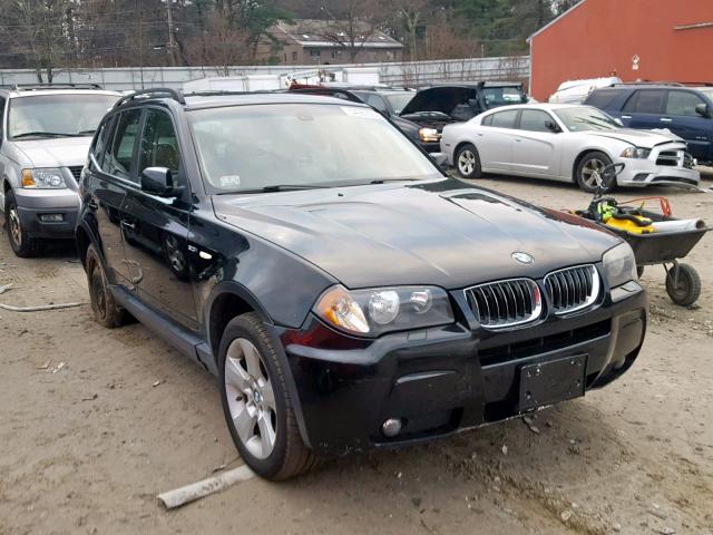 WBXPA93456WG90371 - 2006 BMW X3 3.0I BLACK photo 1