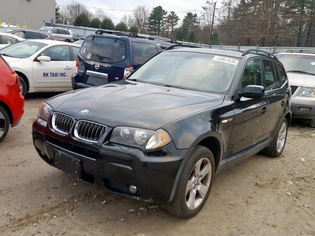 WBXPA93456WG90371 - 2006 BMW X3 3.0I BLACK photo 2