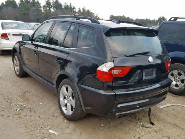 WBXPA93456WG90371 - 2006 BMW X3 3.0I BLACK photo 3