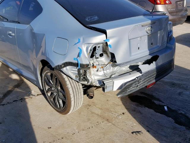 JTKJF5C71E3074342 - 2014 TOYOTA SCION TC ვერცხლისფერი ფოტო 9