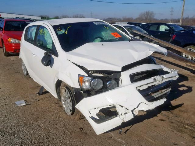 1G1JA6SH1C4143813 - 2012 CHEVROLET SONIC LS WHITE photo 1