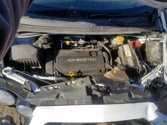 1G1JA6SH1C4143813 - 2012 CHEVROLET SONIC LS WHITE photo 7