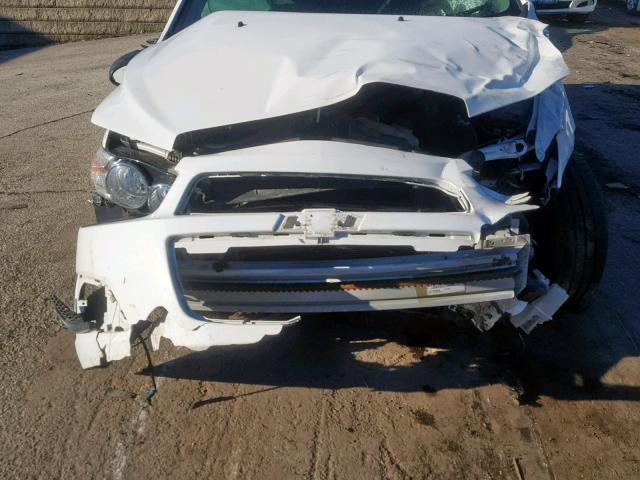 1G1JA6SH1C4143813 - 2012 CHEVROLET SONIC LS WHITE photo 9