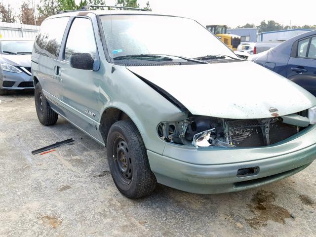 4N2DN11W6SD866256 - 1995 NISSAN QUEST XE GREEN photo 1