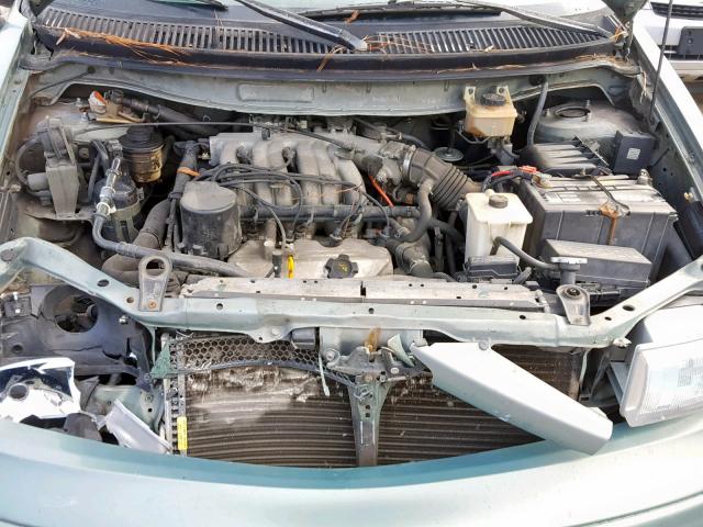 4N2DN11W6SD866256 - 1995 NISSAN QUEST XE GREEN photo 7