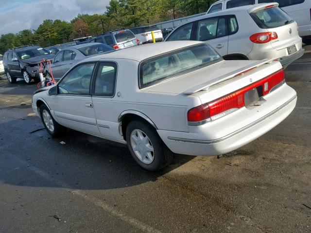 1MELM624XVH618941 - 1997 MERCURY COUGAR XR7 WHITE photo 3